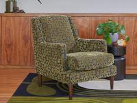 Green floral Orla Kiely Armchair