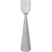 Iron Hammered Glass Hurricane 140cm Iron Hammered Glass Hurricane 140cm