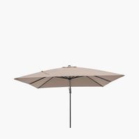 Taupe Glow Garden Parasol and Base