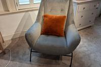 Florence Armchair Grey - Clearance Cork