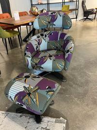 Coconut Chair and Footstool - Clearance Limerick