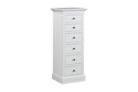 Pietra 6 Drawer Tall Chest Antique White