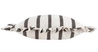 Connie Striped Ruffle Cushion