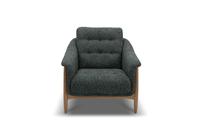 Cambari Chair with Free Footstool Darwin Charcoal Cambari Chair with Free Footstool Darwin Charcoal