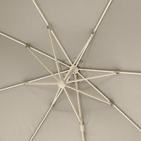 Champagne Glow Garden Parasol and Base