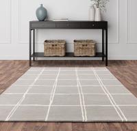 Albany Rug Silver Grid