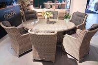 Cruz Garden Dining Table & 6 Chairs - Clearance Cork