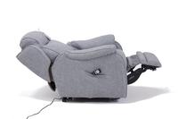 Boston Power Rise and Recline Armchair Grey