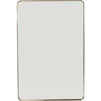 Brass Rectangular Curve Mirror