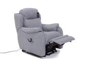 Boston Power Rise and Recline Armchair Grey