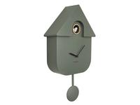 Modern Cuckoo Wall Clock - Jungle Green