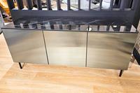 Calligaris Mirrored Smoke Grey Sideboard - Clearance Cork