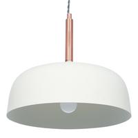 Anke Matte Cream Domed Metal Pendant Anke Matte Cream Domed Metal Pendant