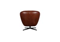 Gilmore Berlin Chestnut Leather Swivel Chair