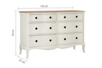 Amelie 6 Drawer Chest