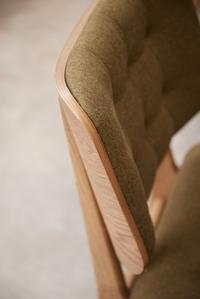 Boden Hunter Green Dining Chair Grey Oil Legs