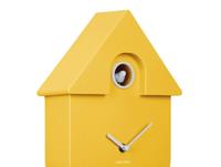 Modern Cuckoo Wall Clock - Bright Yellow
