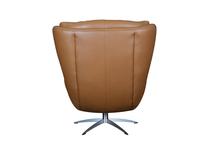 Glen Bergen Tan Leather Swivel Chair