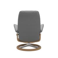 Stressless Consul Wild Dove Large Recliner Chair and Stool Stressless Consul Wild Dove Large Recliner Chair and Stool