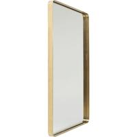 Brass Rectangular Curve Mirror