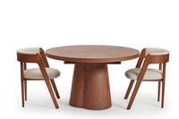 Ailbhe Round Extending Dining Table Bordo