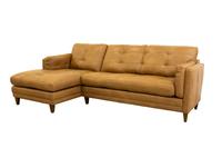 Webb & Barker Clement Chaise Sofa LHF Sundown Camel