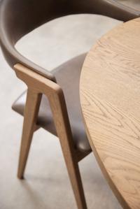 Lexine Chair Grey Leather Lexine Chair Grey Leather