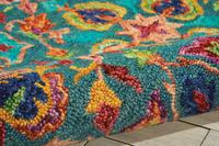 Vibrant VIB08 Teal Rug