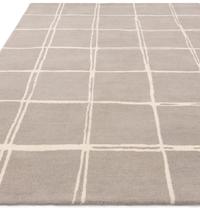 Albany Rug Silver Grid