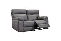 Lazzaro Power Recliner 2 Seater Sofa Rangers Charcoal Lazzaro Power Recliner 2 Seater Sofa Rangers Charcoal