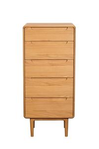 Remington 5 Drawer Tall Chest with Mirror