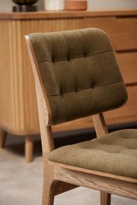 Boden Hunter Green Dining Chair Grey Oil Legs