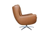 Glen Bergen Tan Leather Swivel Chair