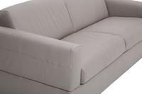 Visconti Leather Sofa Bed - Warm Grey Visconti Leather Sofa Bed - Warm Grey