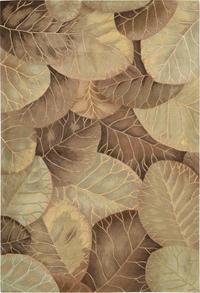 Tropics Rug TS12 Brown/Green Tropics Rug TS12 Brown/Green