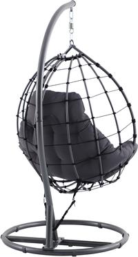 Shelton Garden Hanging Chair Anthracite