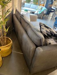 Tod 3 Seater Leather Sofa Soul Graphite - Clearance Limerick