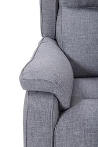 Boston Power Rise and Recline Armchair Grey