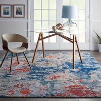 Artworks ATW01 Navy Brick Rug