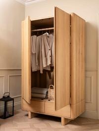 Rowan Double Wardrobe Oak