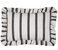 Connie Striped Ruffle Cushion