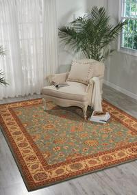 Living Treasures Rug LI05 Aqua Living Treasures Rug LI05 Aqua