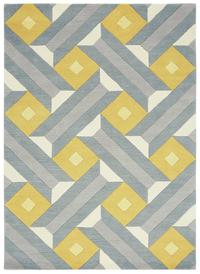 Reef Rug RF01 Motif Ochre Grey Reef Rug RF01 Motif Ochre Grey