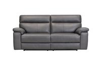 Lazzaro Power Recliner 3 Seater Sofa Rangers Charcoal Lazzaro Power Recliner 3 Seater Sofa Rangers Charcoal