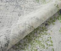Concept Looms LUX08 Washable Rug Ivory Green