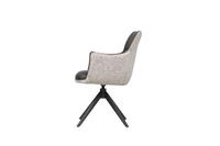 Norah Swivel Chair Dark Grey