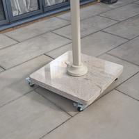 Champagne Glow Garden Parasol and Base