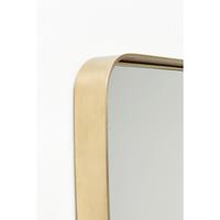 Brass Rectangular Curve Mirror