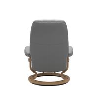 Stressless Consul Medium Recliner Chair and Stool Wild Dove Stressless Consul Medium Recliner Chair and Stool Wild Dove