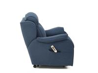 Boston Power Rise and Recline Armchair Herringbone Navy